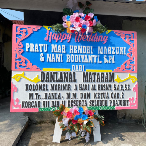 KARANGAN BUNGA WEDDING