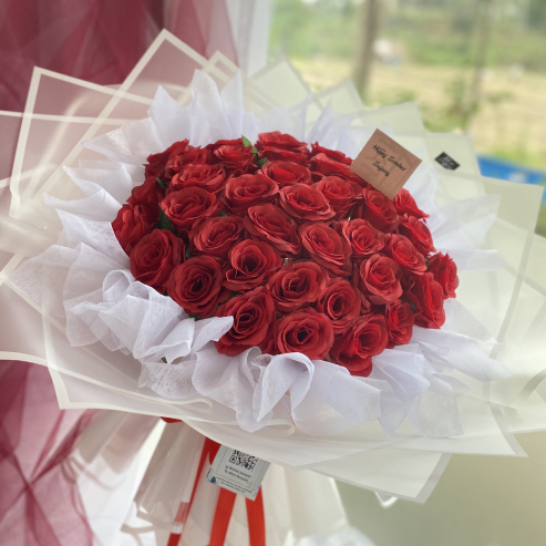 ROUND BUKET MERAH